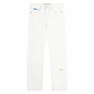 Abcd Slim Fit Denim | White