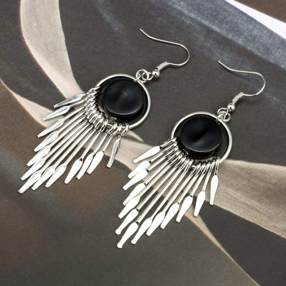 Brass 12 Pairs Drop Dangle Earrings boho Fashion Jewelry Vintage Statement Boho Bohemian Earrings Set for Women Girls