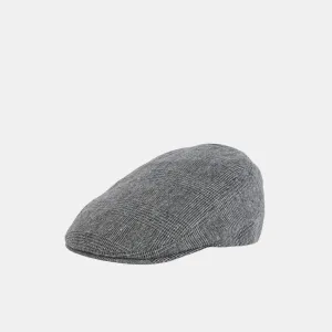 Cheviot Flat Cap (Charcoal Check)
