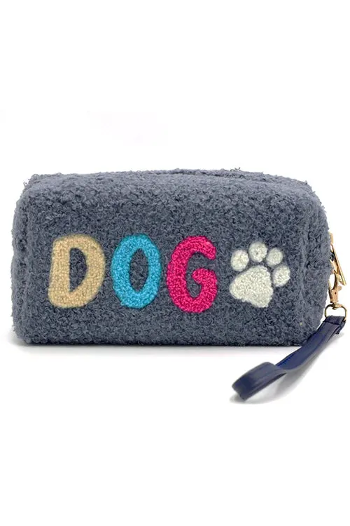 Cozy Teddy Fur Pouch-Dog