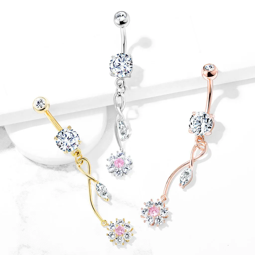 Fantasía Orchid Zenith Belly Ring