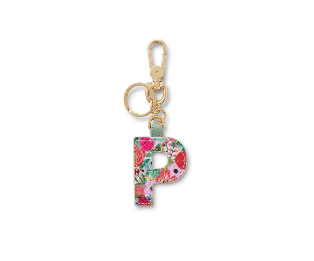 Garden Party Monogram Keychain