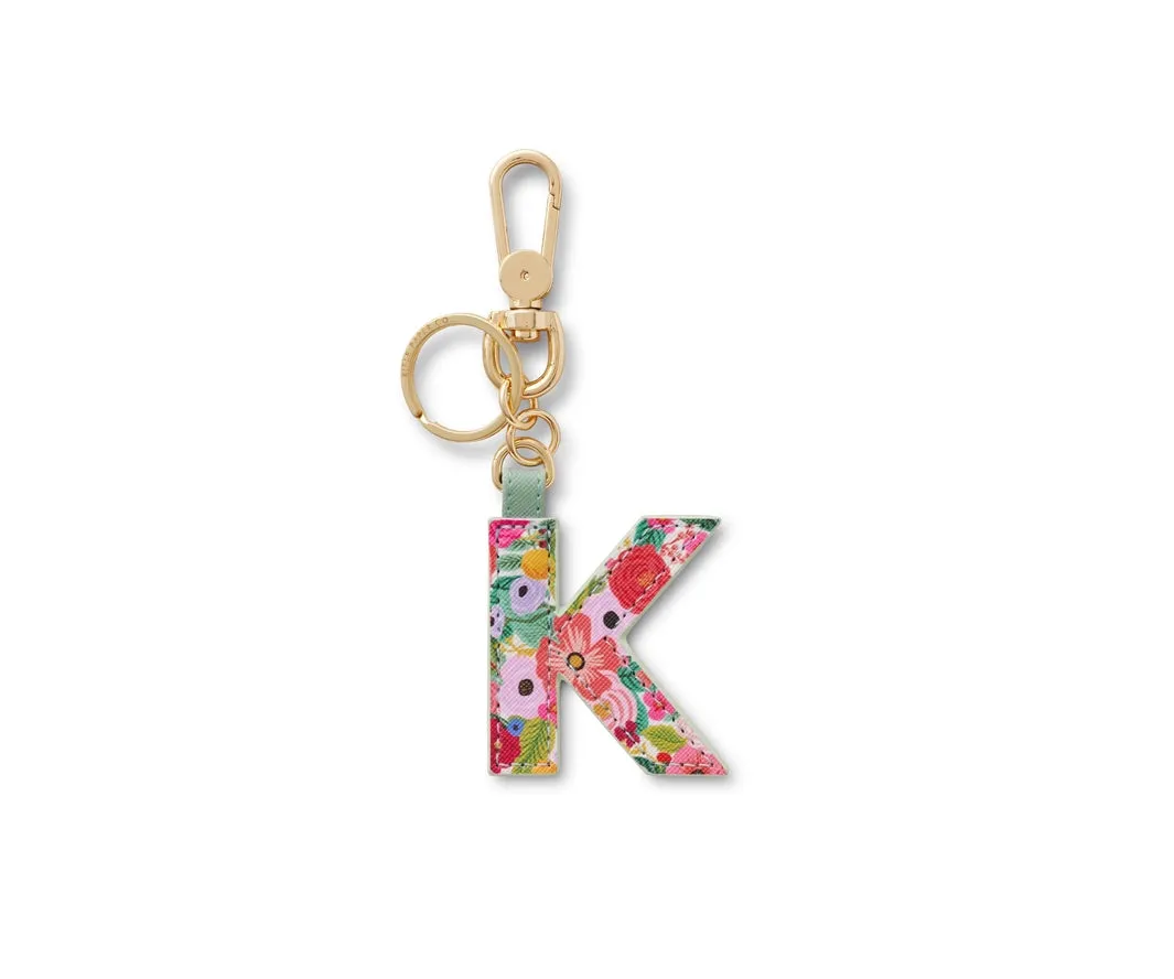 Garden Party Monogram Keychain