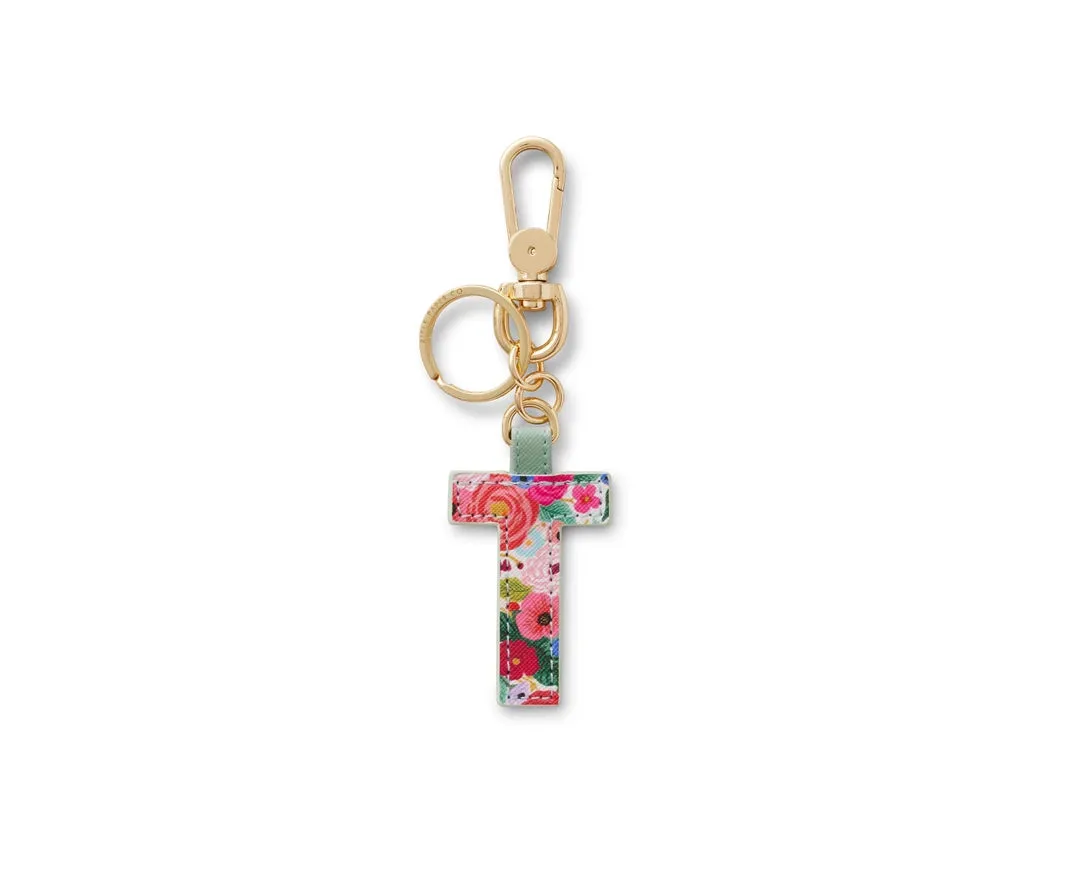 Garden Party Monogram Keychain