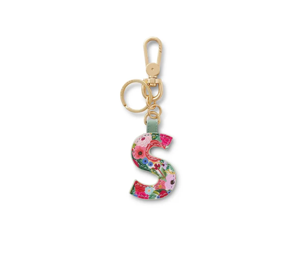 Garden Party Monogram Keychain