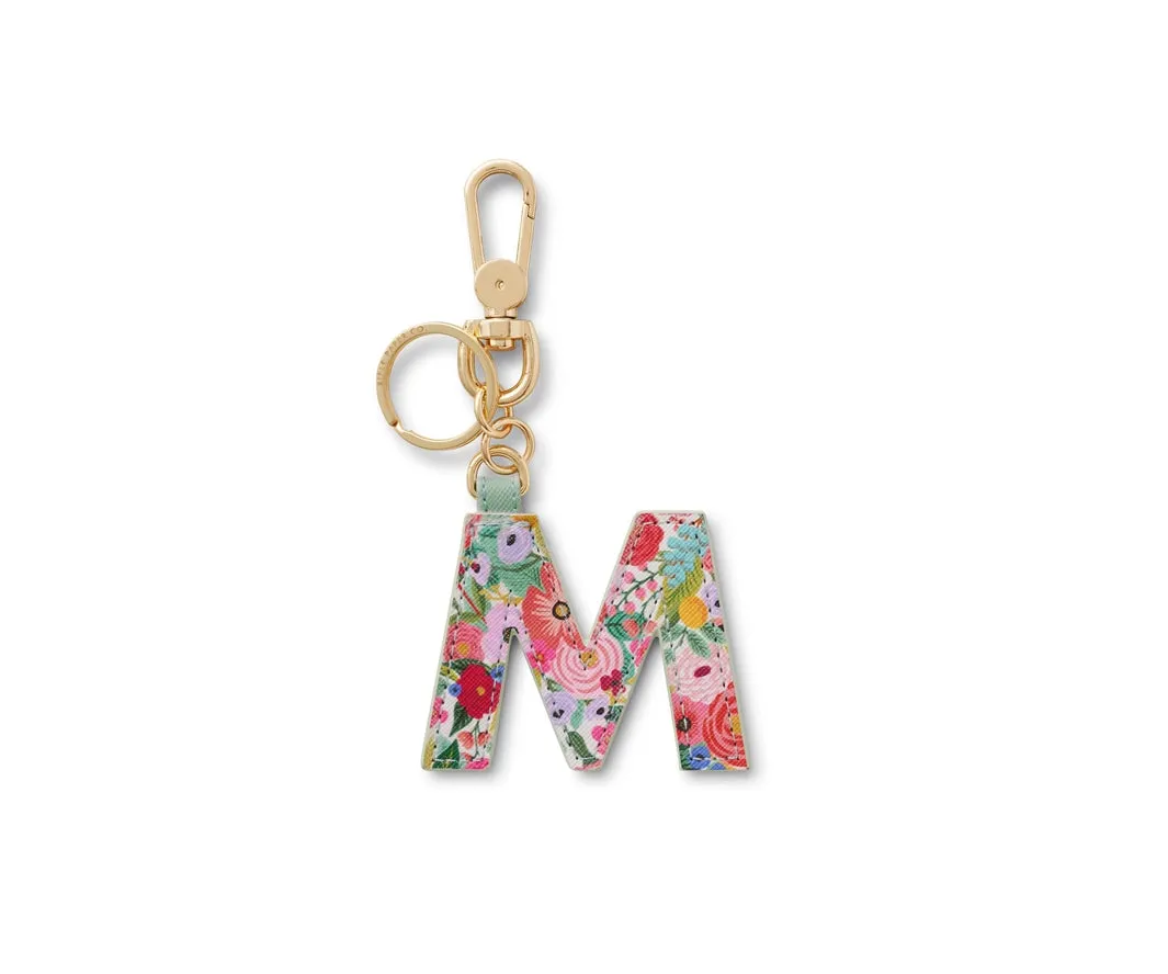 Garden Party Monogram Keychain