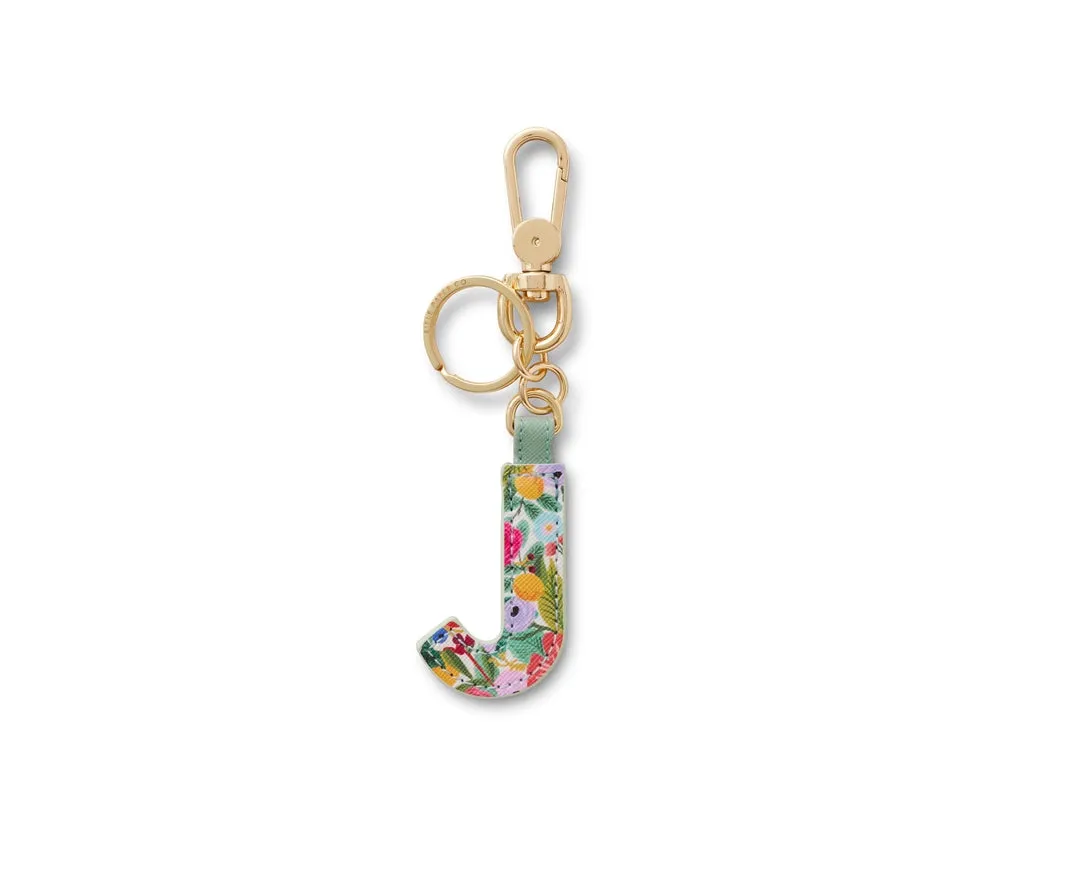 Garden Party Monogram Keychain