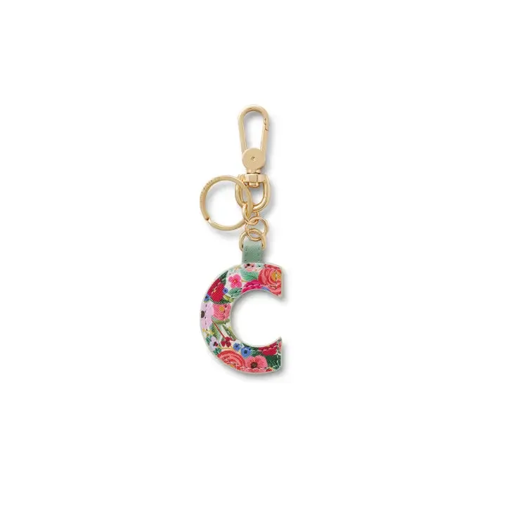 Garden Party Monogram Keychain