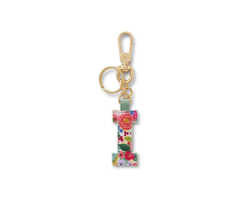 Garden Party Monogram Keychain
