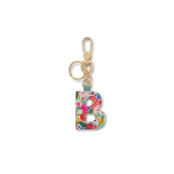 Garden Party Monogram Keychain