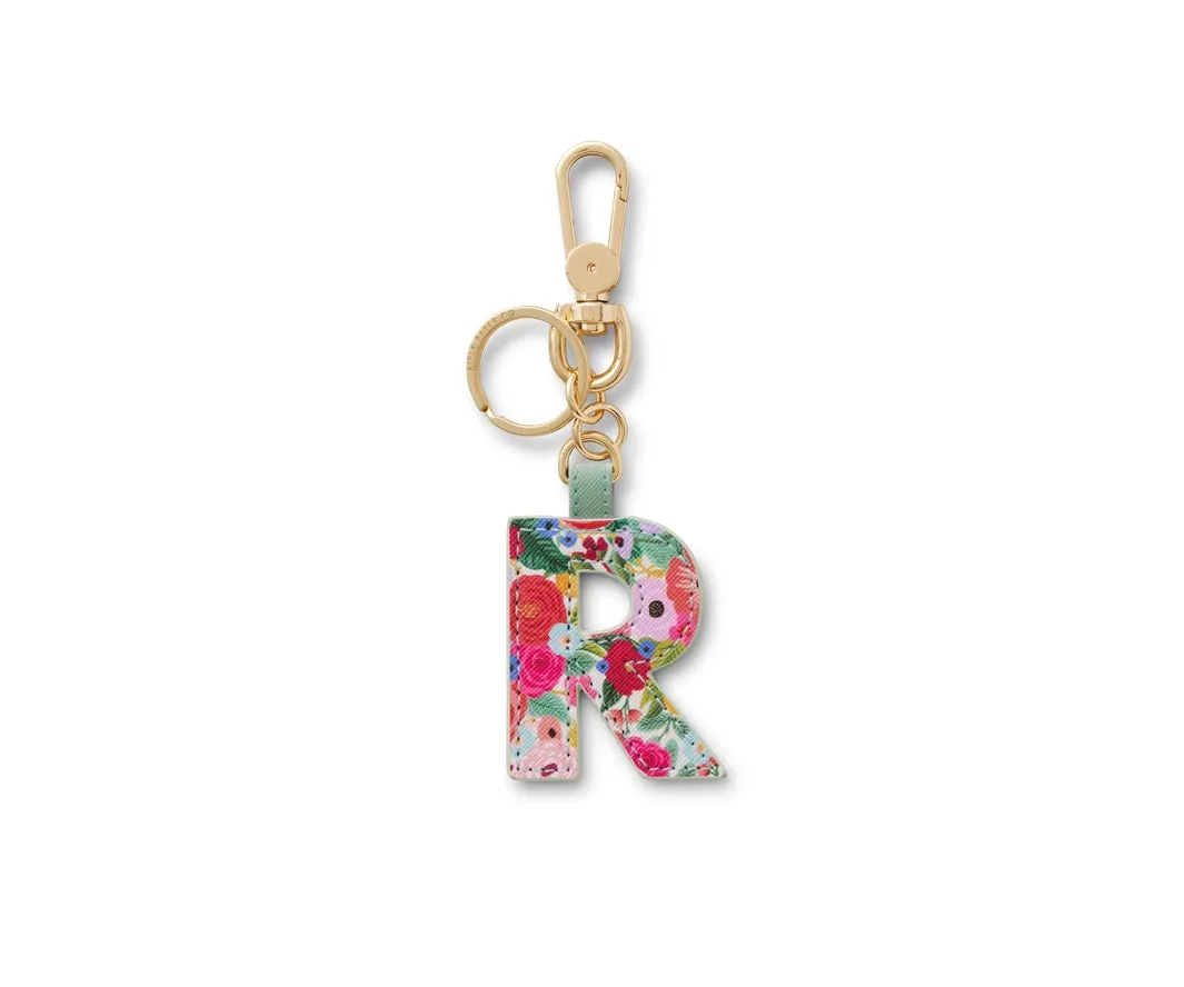 Garden Party Monogram Keychain