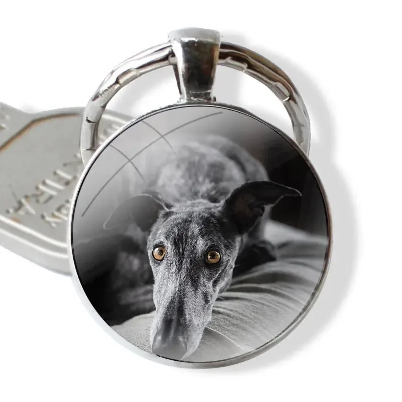 Greyhound Photo Keychains by Style's Bug