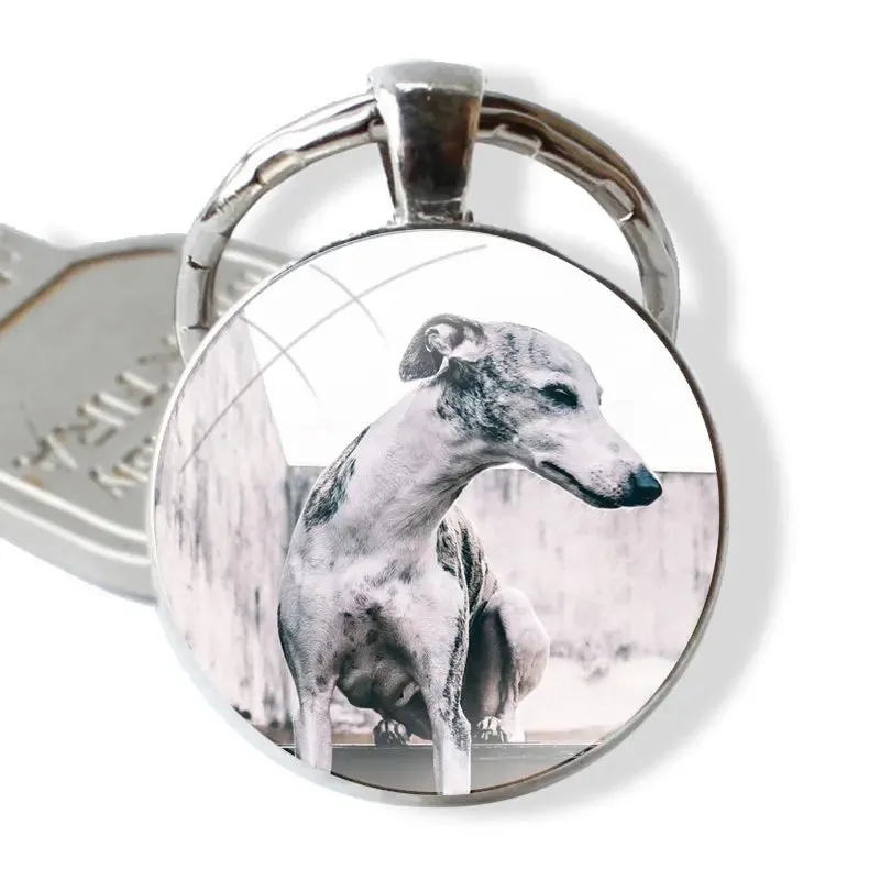 Greyhound Photo Keychains by Style's Bug