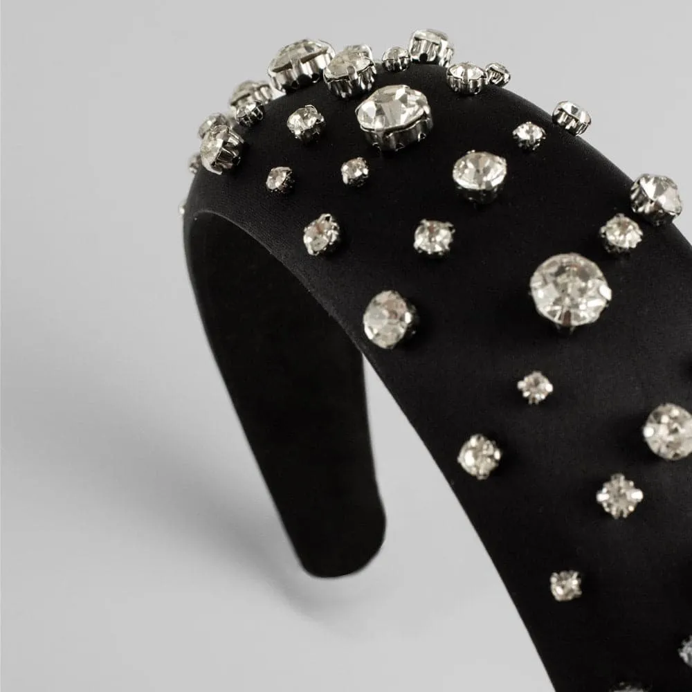 Handmade Crystal Padded Headband