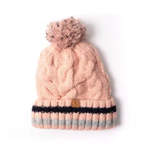 Ladies Fleece Lined Bobble Hat - women's mountain bike accessories