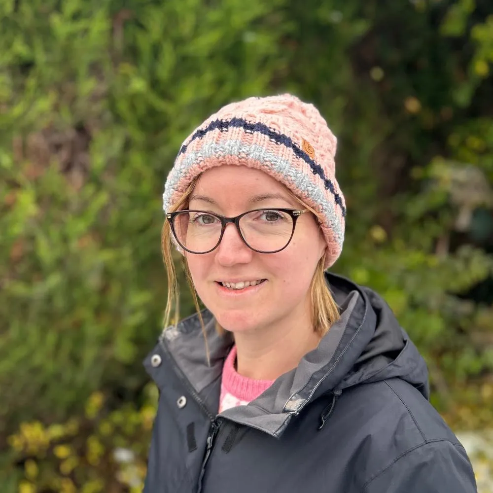 Ladies Fleece Lined Bobble Hat - women's mountain bike accessories