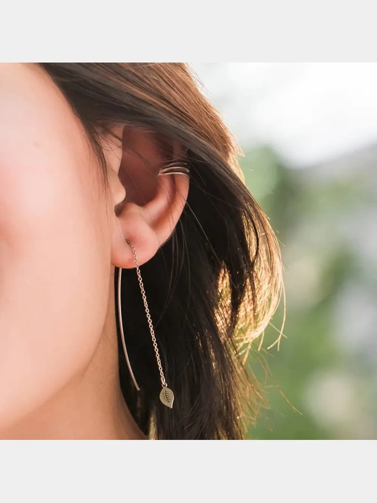 Leaf Drop Earrings