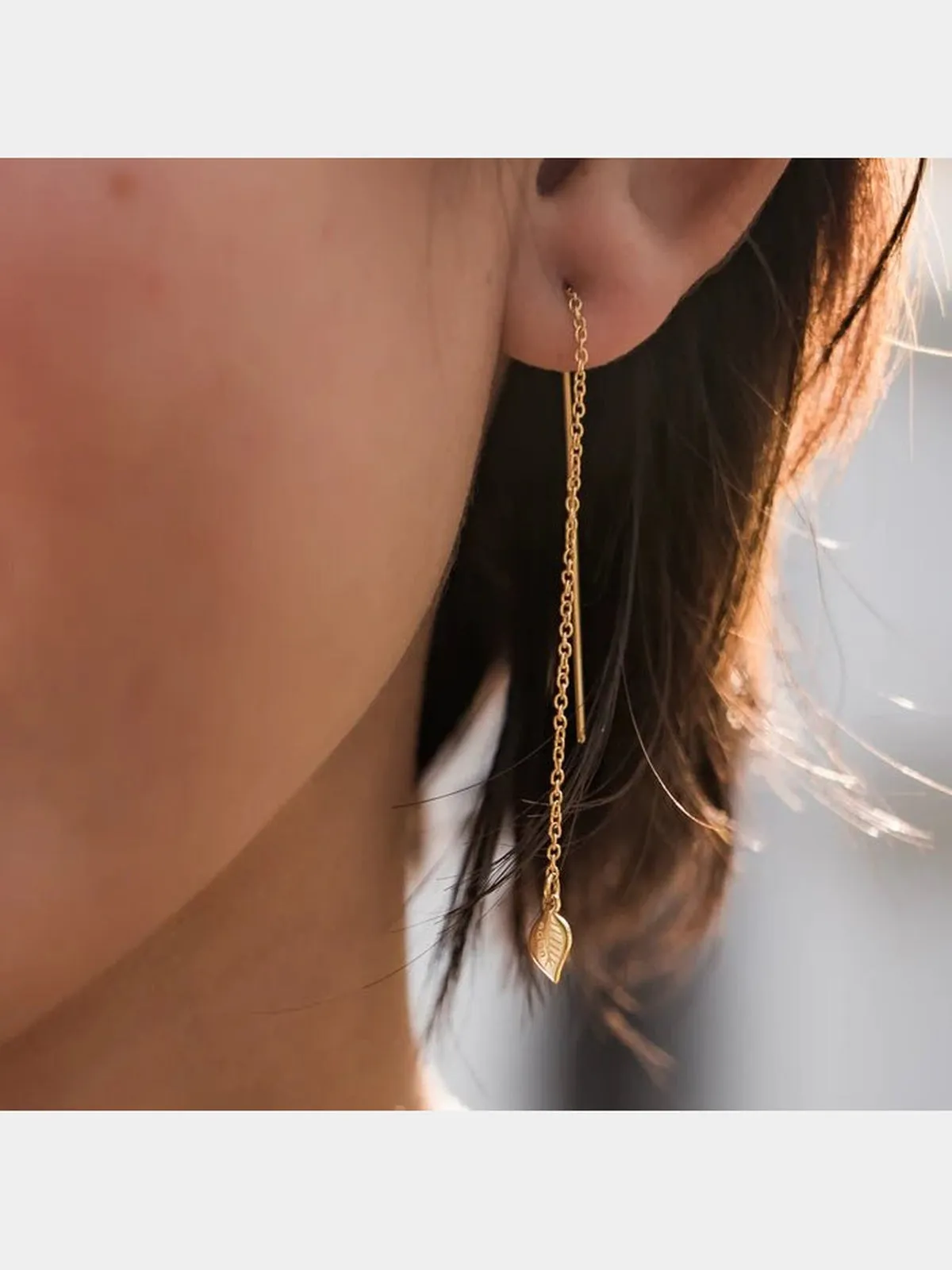 Leaf Drop Earrings