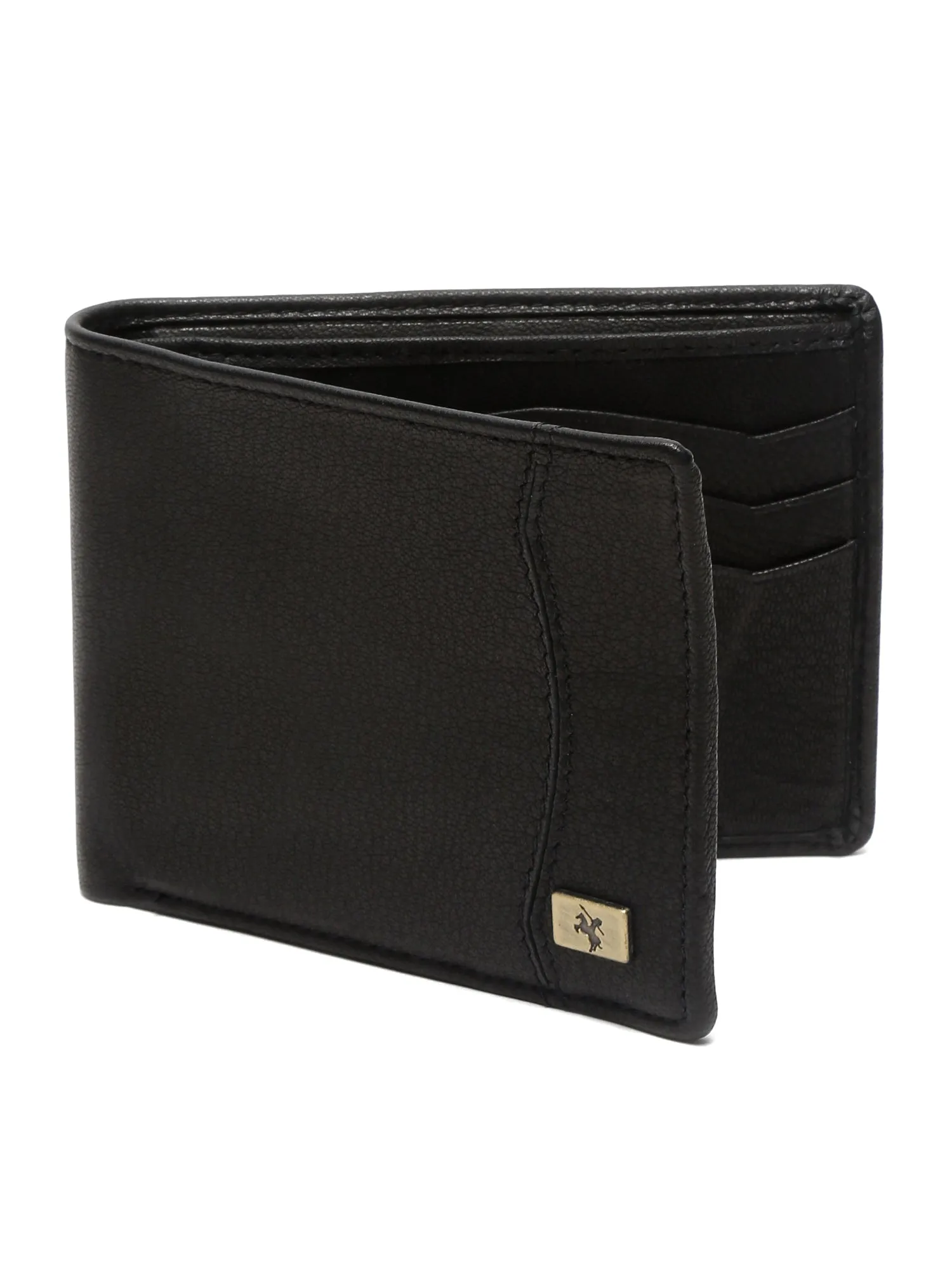Men Black Bifold Wallet