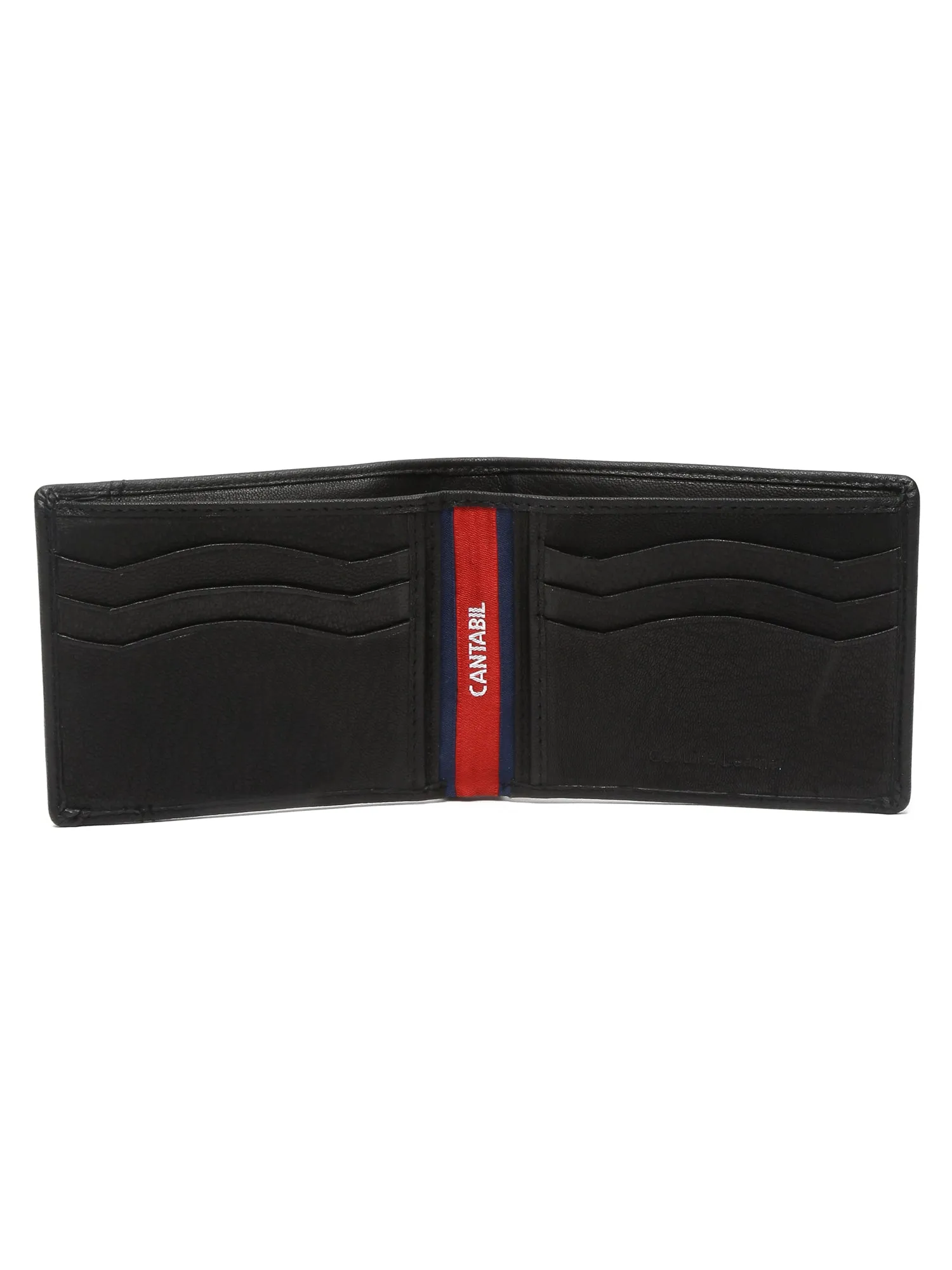 Men Black Bifold Wallet