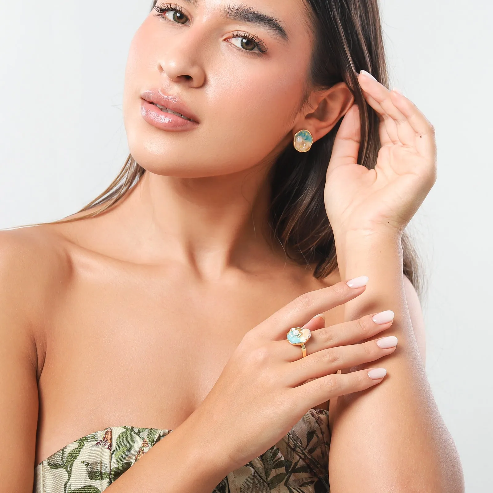 Ocean Wave Earrings