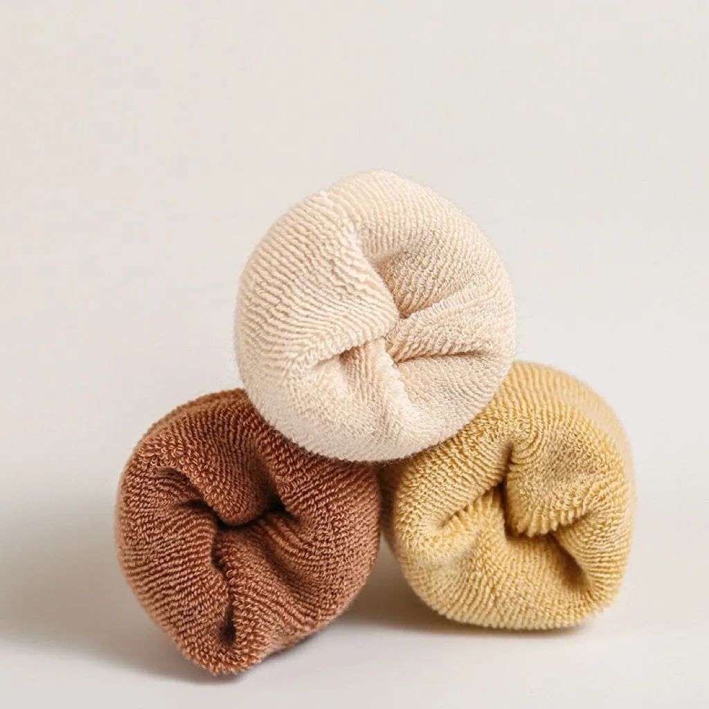 Polka Dot Bear Winter Thick Baby Socks