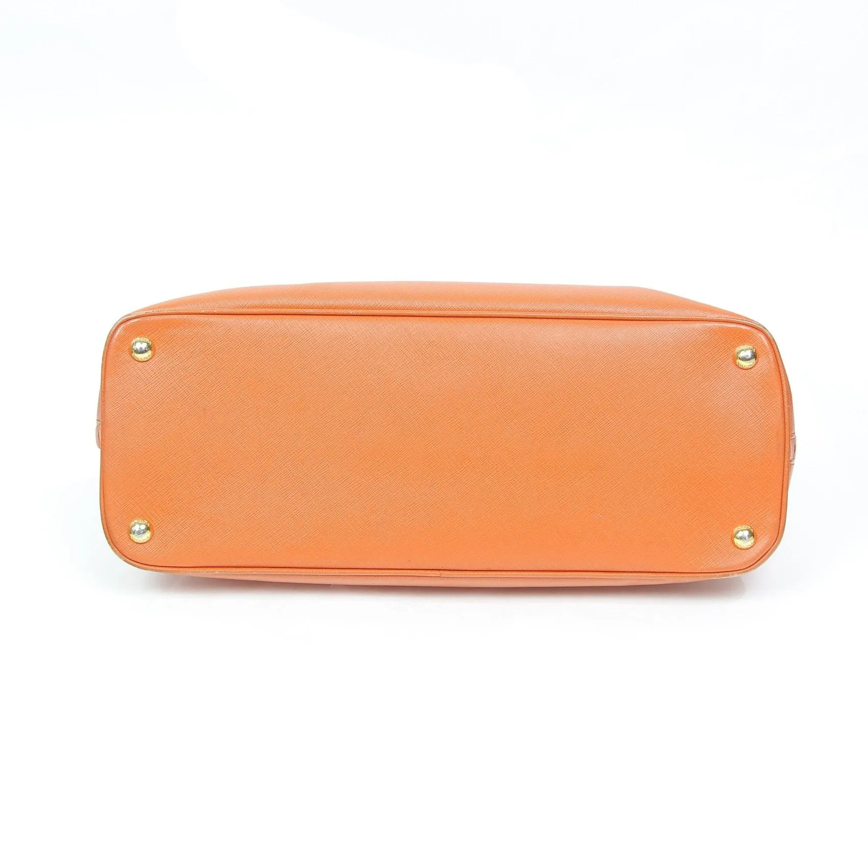 Prada | Orange Leather Satchel
