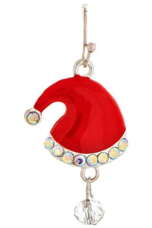 Rain Jewelry Collection Floppy Santa Hat Earring