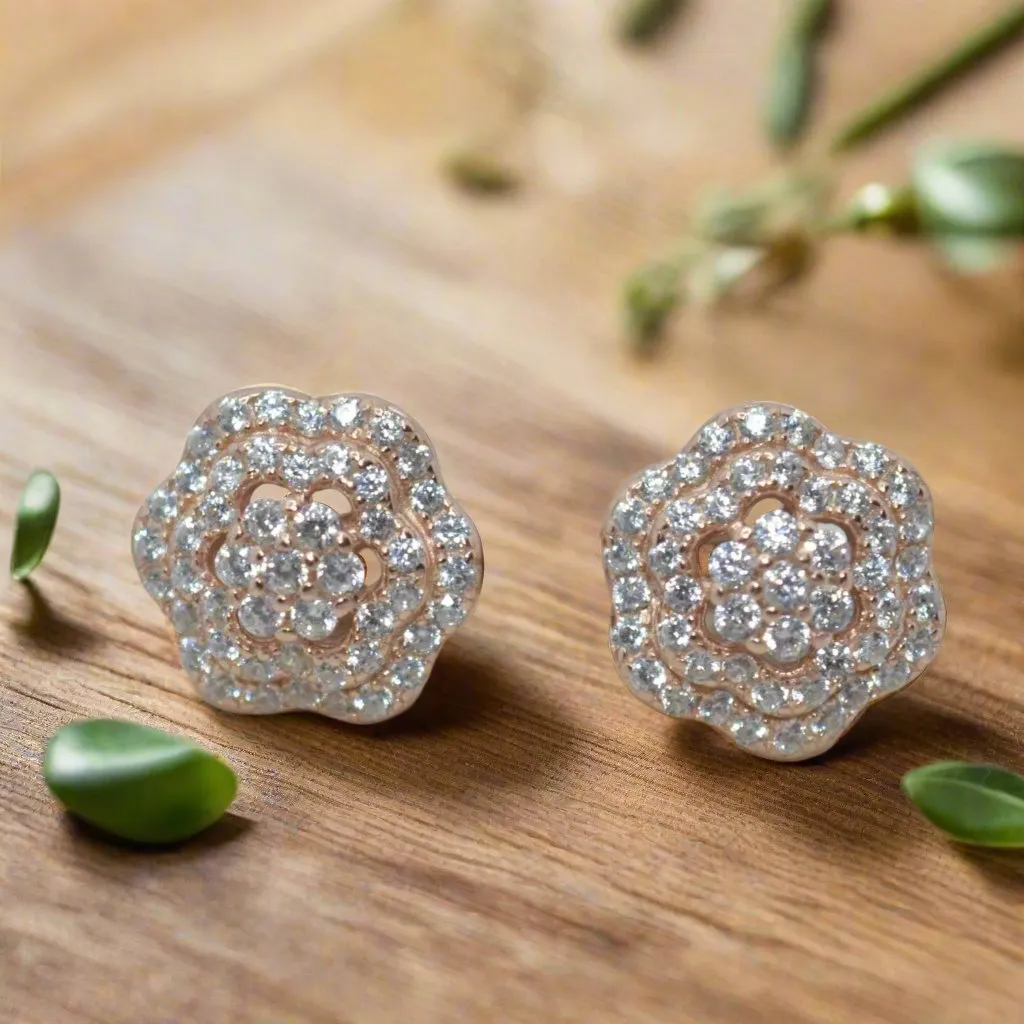 Rose Petal Elegance Earrings