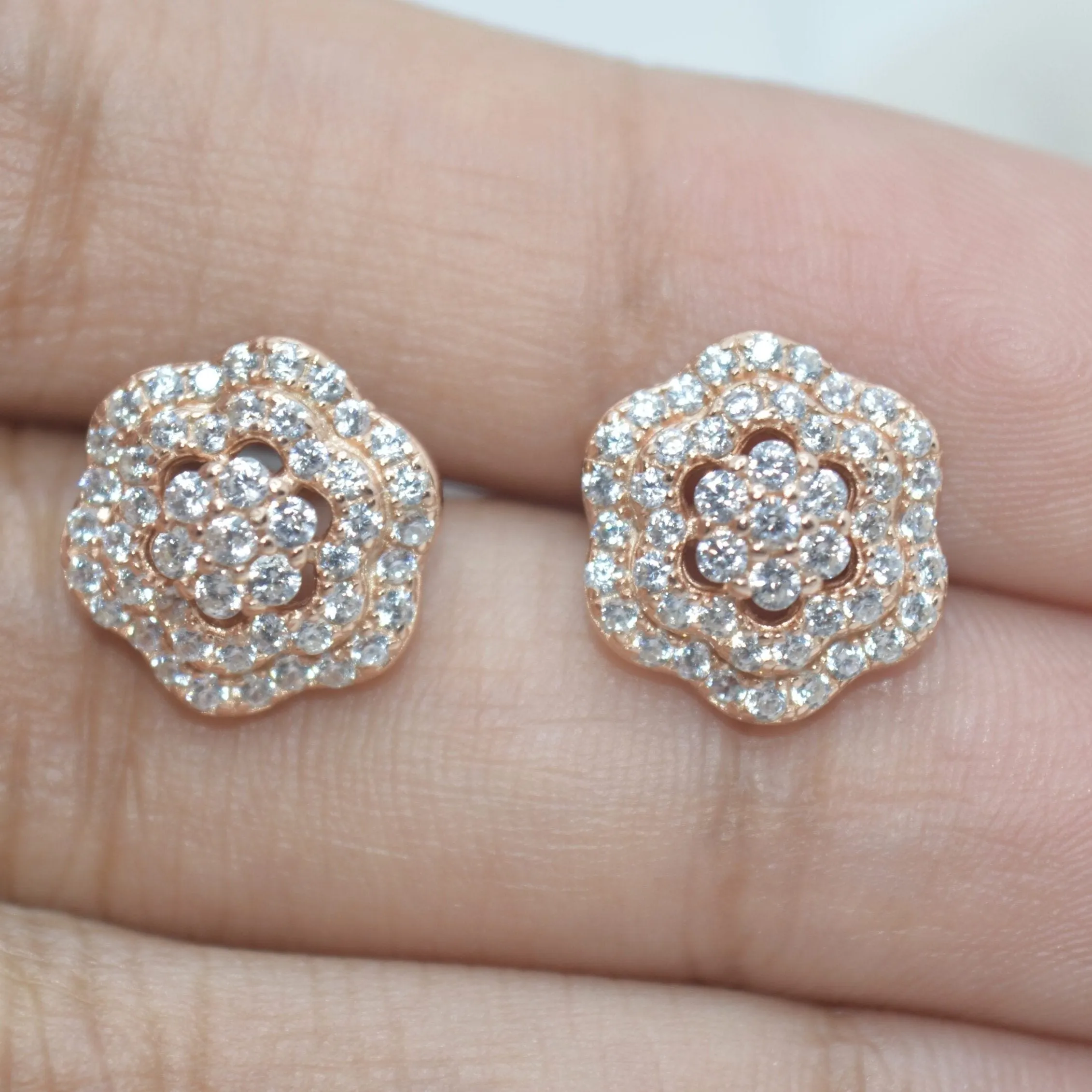 Rose Petal Elegance Earrings