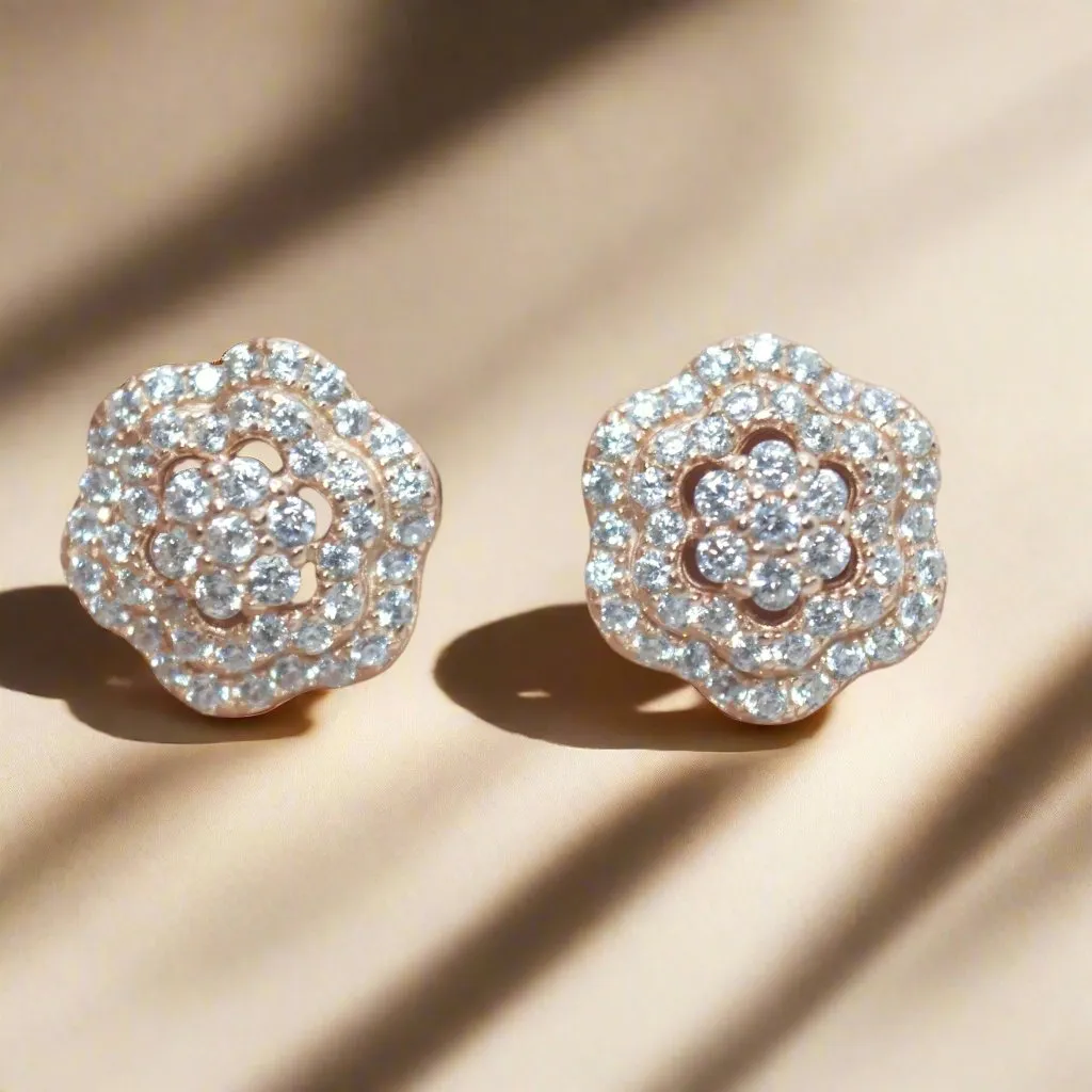 Rose Petal Elegance Earrings