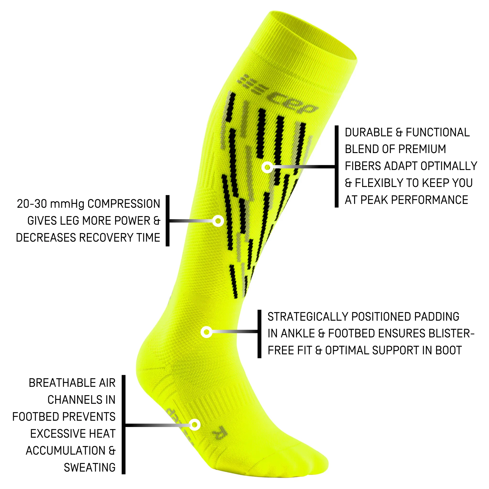 Ski Thermo Tall Compression Socks, Women