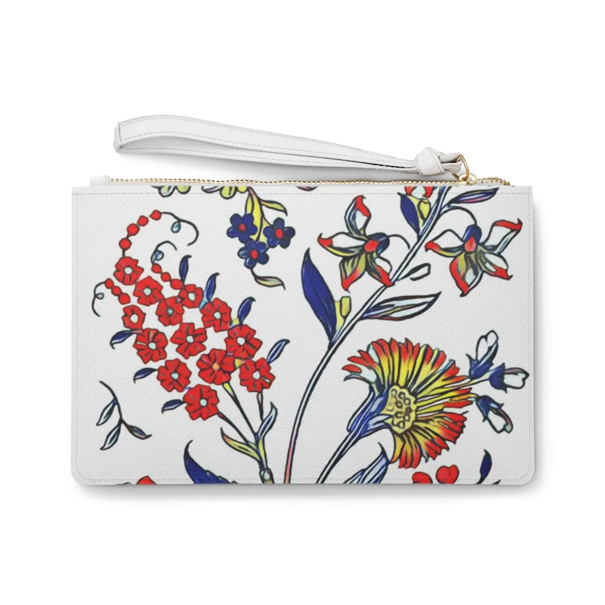 Updated 1909 Floral Print Clutch Bag
