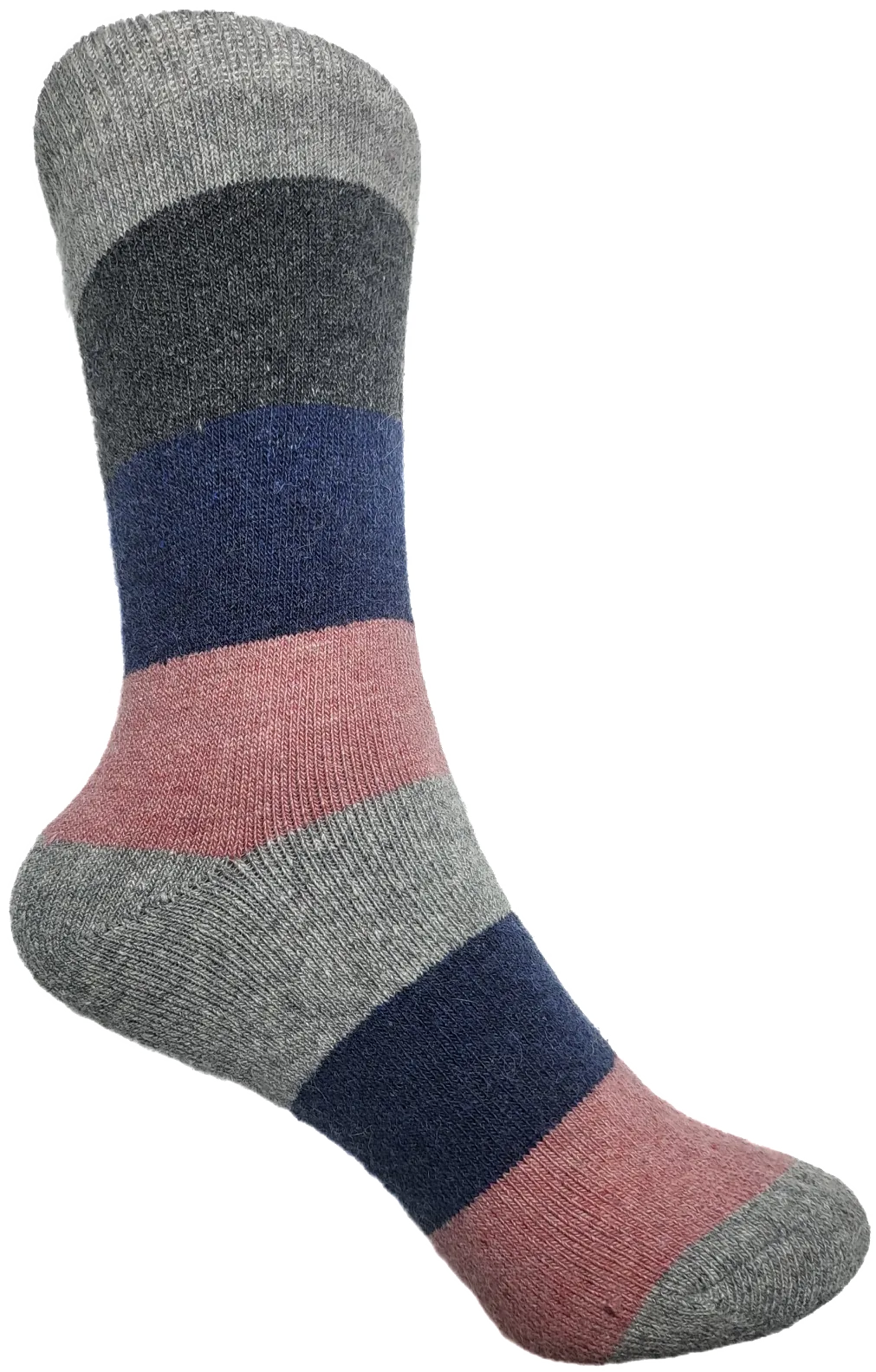 VERA TUCCI WOMEN'S WINTER STRIPE THERMAL SOCKS RMD2305-88-01 NEW FOR AW23!