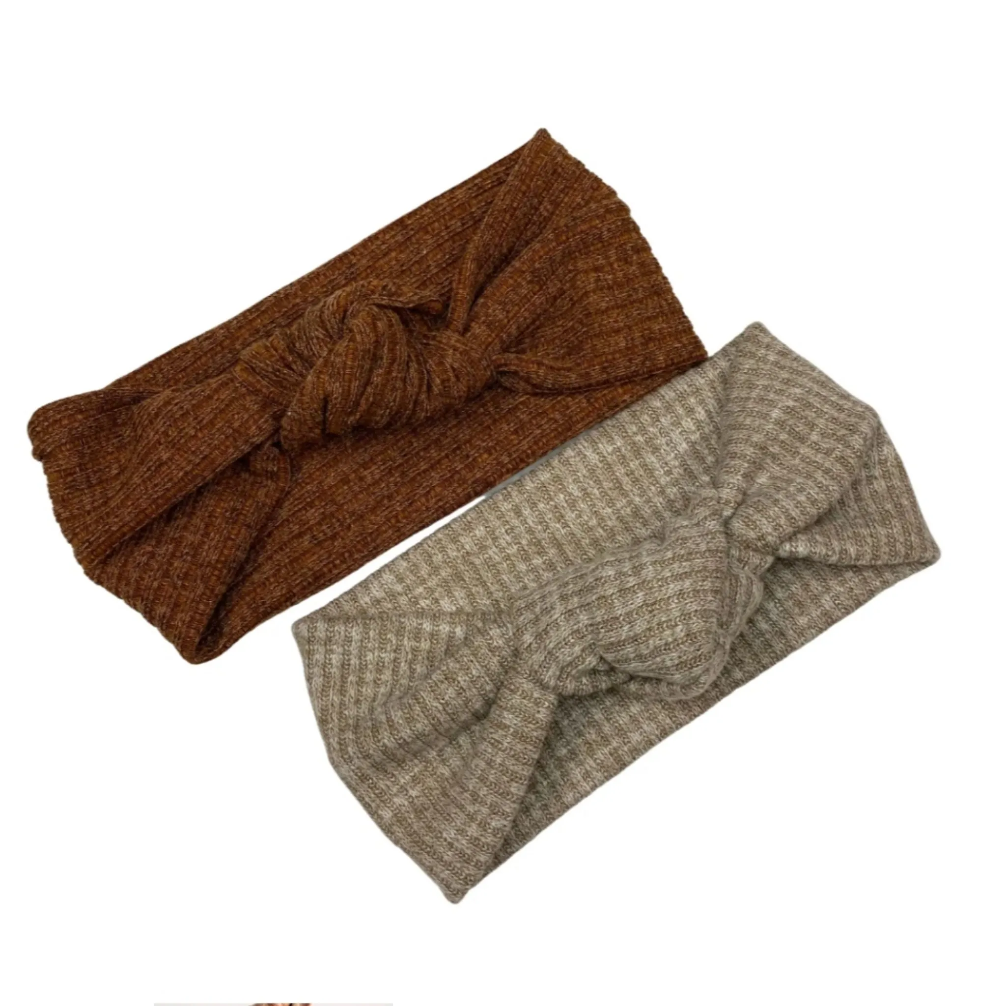 Willow Cable Knit Knot Headbands by Valeri