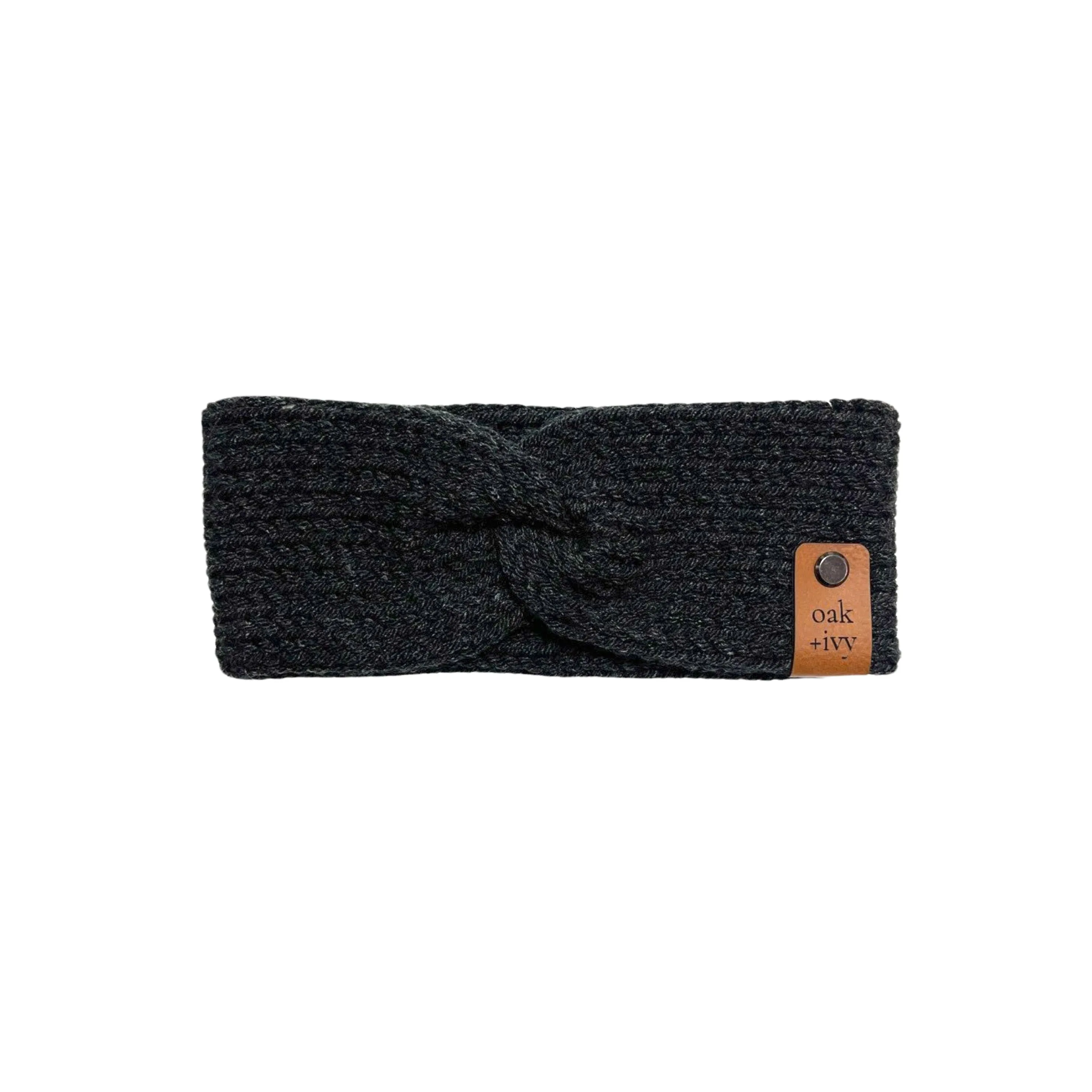 Women's Wanderlust Knit Headband - Dark Grey Heather